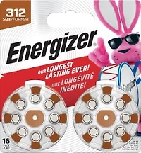 Energizer 312, Emballage de 16, Brun