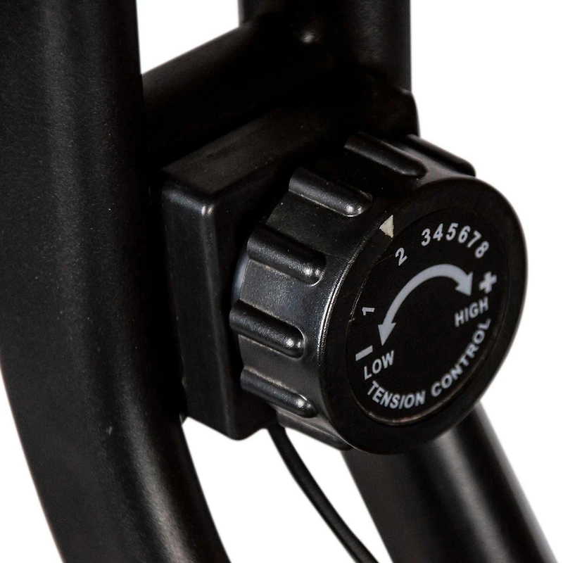 Iron Body Fitness Motion Series C4 Folding Exercise Bike with LCD Monitor, 8 Resistance Levels, Compact X-Frame Design