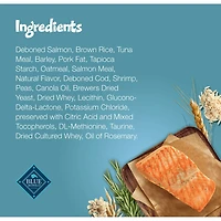 Blue Buffalo Bursts Crunchy & Creamy Cat Dry Treats, Great for Training, Seafood, 2-oz, 56g