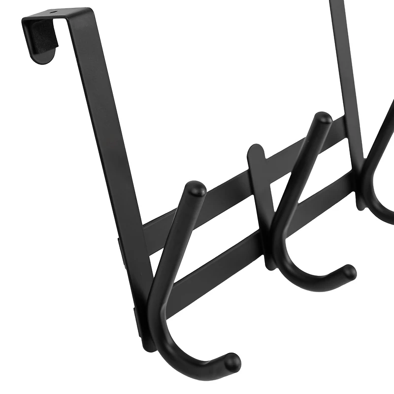 Era Barre à 3 crochets Zeus pour dessus de porte noir, 10.24 x 8.74po 10,24 x 8,74 po
