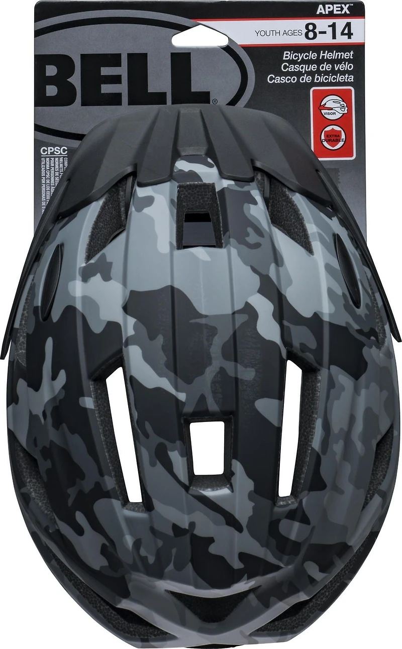 Casque de vélo Bell Sports Apex™ pour jeunes Tailles 53 à 58 cm
