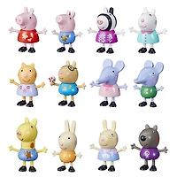 Peppa Pig Peppa's Club, Boîte surprise Club des amis, jouet préscolaire à déballer, inclut 1 des 12 figurines mystères à collectionner, dès 3 ans À partir de 3 ans