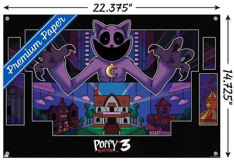 Poppy Playtime: Chapter 3 - Strings Wall Poster, 22.375" x 34"
