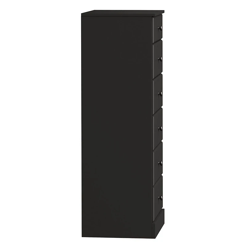 Prepac Astrid Black 6-Drawer Tall Chest