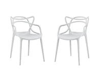 Heavenly Collection Plastic Dining Chair for Dining Area