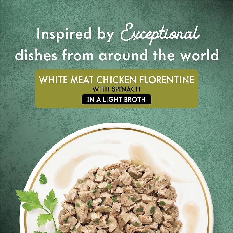 Fancy Feast Medleys Blanc de Poulet à la Florentine, Nourriture Humide pour Chats 85 g