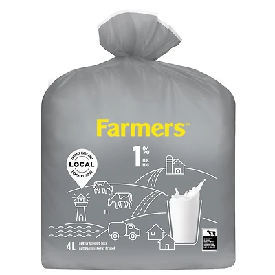Farmers Lait Partiellement Écrémé 1 %