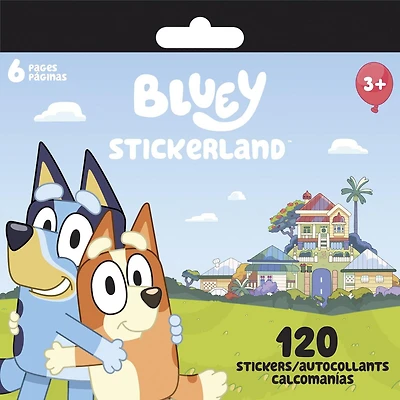 Bluey - Mini Stickerland Pad - 6 page Mini Stickerland Pad - 6 page,