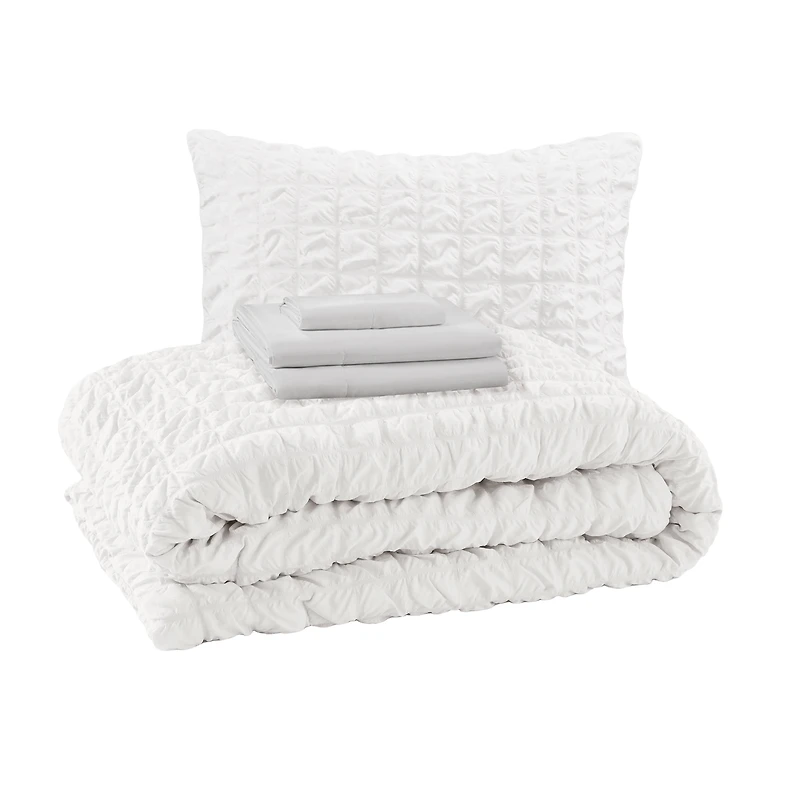 Mainstays Bed in a Bag Comforter Set with Sheets
