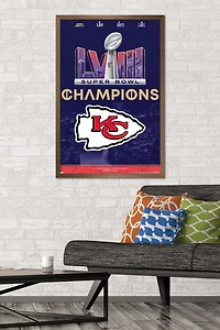 NFL Kansas City Chiefs - Logo de l'équipe du Super Bowl LVIII