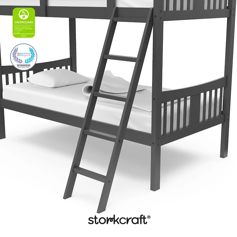 Lit Superposé Caribou de Storkcraft en Bois Dur