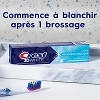 Dentifrice blanchissant Crest 3D White Avancé, Fraîcheur arctique, 70 mL 70 ml