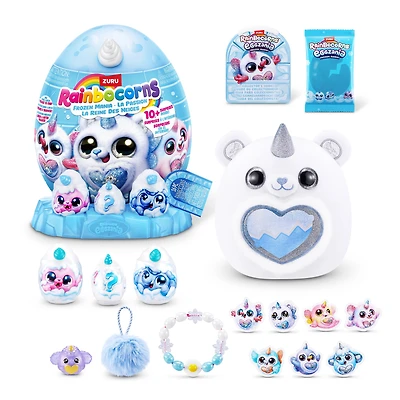 Rainbocorns Eggzania Frozencorn Mania de ZURU, Peluche de collection pour filles 3 ans et plus