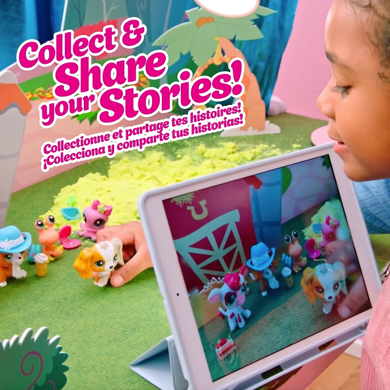 Peluche Littlest Pet Shop 15 cm - Chien (berger allemand)