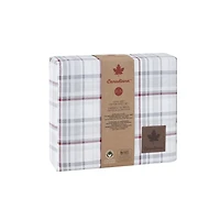 Canadiana 4 Piece Ultra Soft Cotton Sheet Set, D, Q
