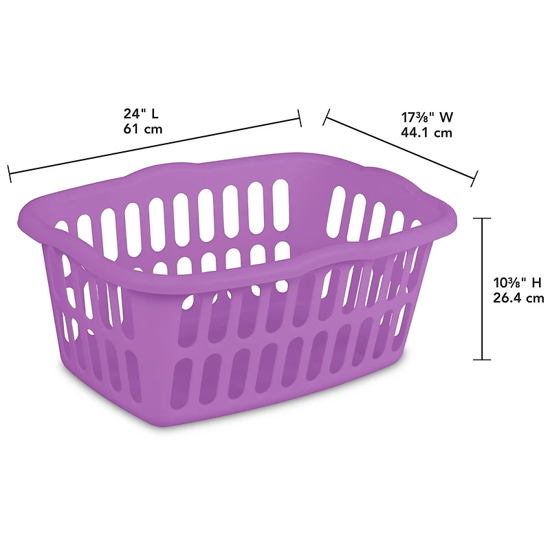 Sterilite Panier à linge 53L - Violet