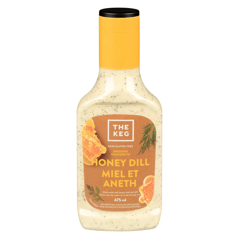 KEG - HONEY DILL DRESSING 475ML, KEG - HONEY DILL DRESSING 475ML