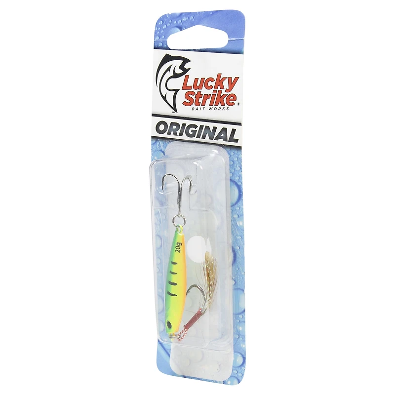 Lucky Strike 3/4 oz Jig vertical – Fire Tiger