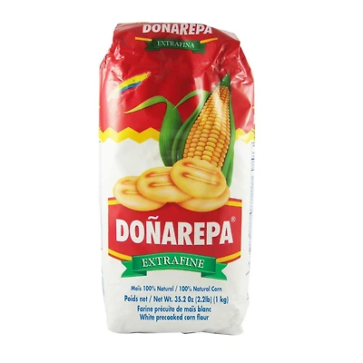 Dona Arepa White Precooked Corn Flour, 1 kg