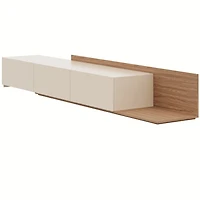 Meuble TV extensible (66-108 po) Nexera Noa, Noyer