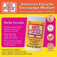 Mod Podge 32 oz Matte, Glue, Sealer, & Finish