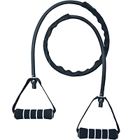 IBF Iron Body Fitness Resistance Tube / Band / Cord - Latex with Foam Handles - Improve Power, Strength & Flexibility - Available in Light / Medium / Heavy / X-Heavy Resistance