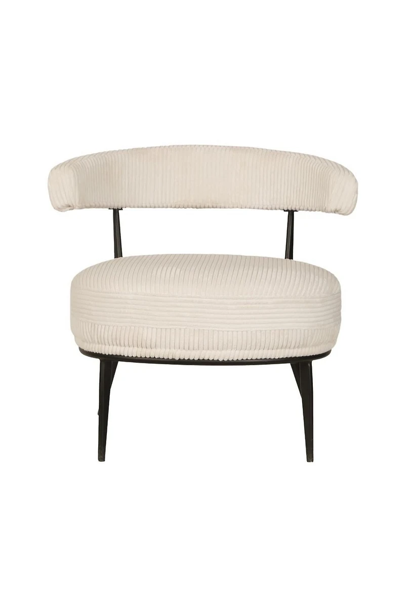Eliza Accent Chair, Cream