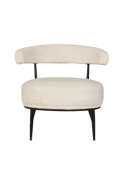 Eliza Accent Chair, Cream
