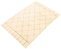 ECARPETGALLERY Tapis Noué à la Main pour Salon, Salle à Manger et Chambre à Coucher Marocain Collection Tangier 5'0" x 8'0" en Ivoire
