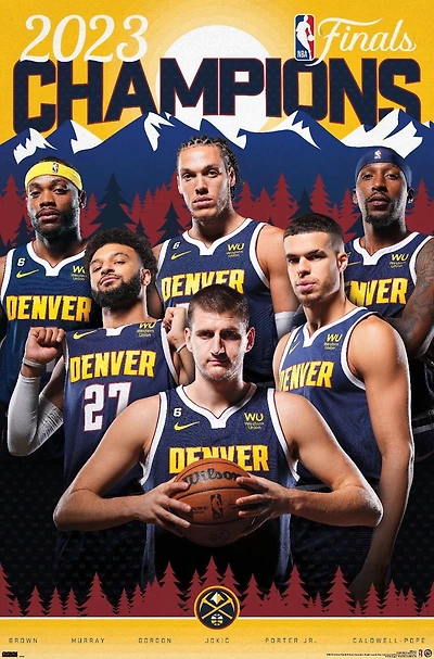 NBA Denver Nuggets – Champions de la finale NBA 2023