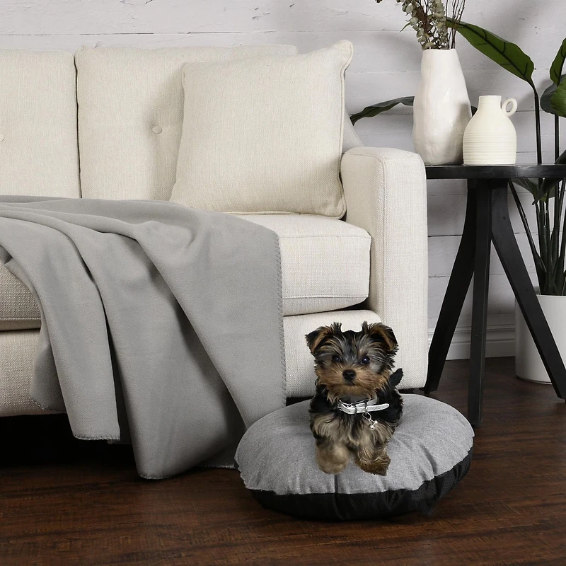 Lit rond pour animal de compagnie, 22po