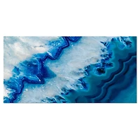 Design Art Geode Slice Macro Abstract Digital Canvas Art Print