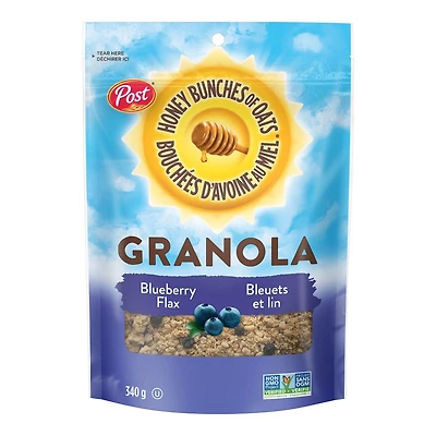 Bouchées D'Avoine au Miel Bleuets et lin Bouchées D'Avoine au Miel Bleuets et lin 340g