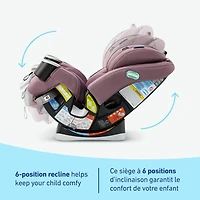 Siège d'auto 4-en-un convertible 4Ever de Graco - Polyvalent, confortable et sûr pour les bébés jusqu'aux préadolescents, 1,8 à 54 kg (4 à 120 lb) Chelsea