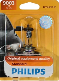 Philips 9003 Standard headlight, Pack of 1