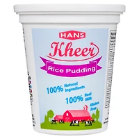 Pouding au riz Kheer de Hans Dairy