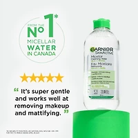 Garnier Micellar Water Makeup Remover All-In-One Cleanser for Oily Skin, 400 mL