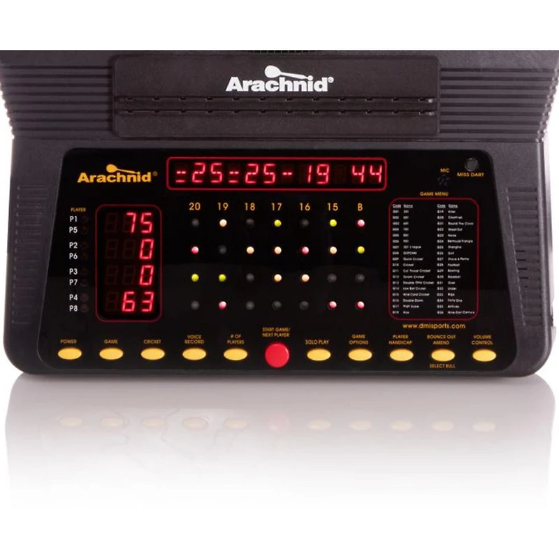 Jeu de fléchettes électronique Pro 750 Arachnid Cricket