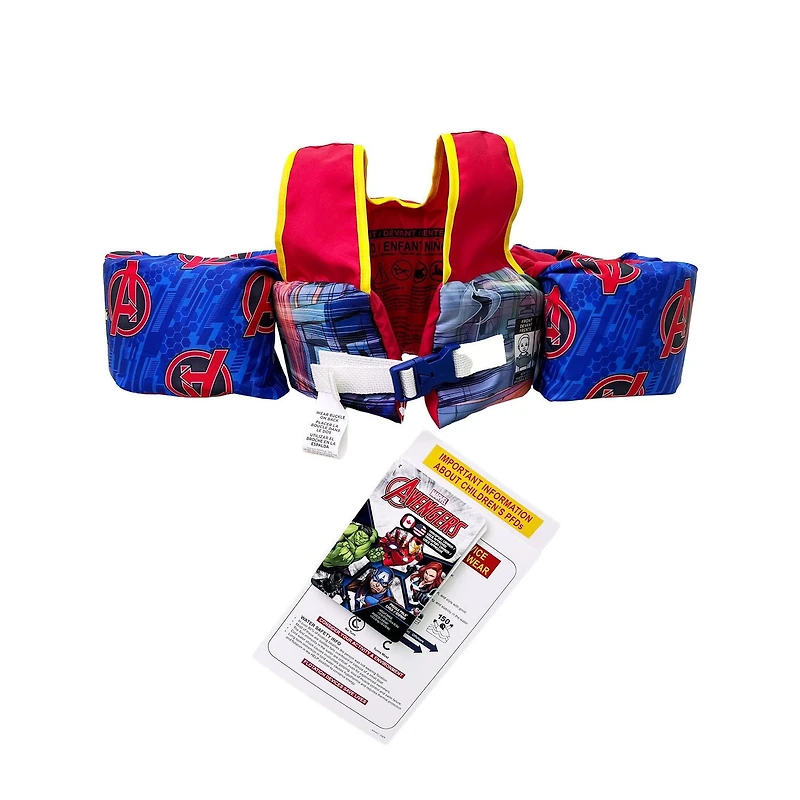 Marvel Avengers Paddle Pal Patented Swim Jacket