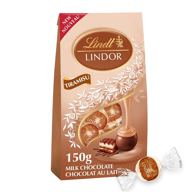 Lindt LINDOR Tiramisu Truffles Bag, 150g, LINDT LINDOR TIRAMISU 150G BAG