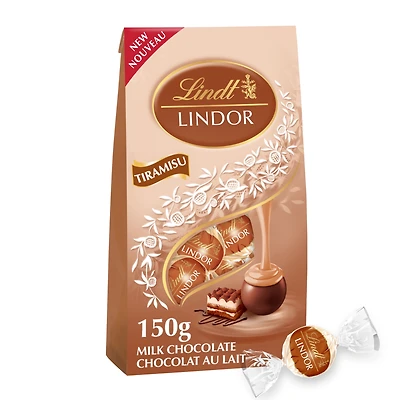 Lindt LINDOR Tiramisu Truffles Bag, 150g, LINDT LINDOR TIRAMISU 150G BAG