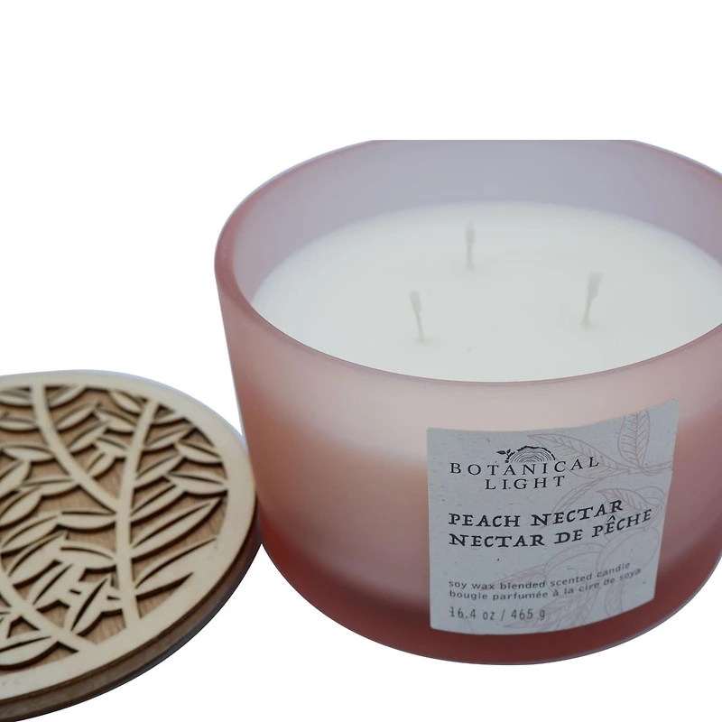 465g Peach Nectar Soy Wax Blended Scented Candle