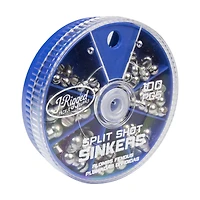 J-Rigged Tackle Supply Assortiment de plombs fendus amovibles