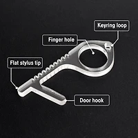 Touch-free Key-Clean Key Door Opener Tool, Keychain Stylus and Keeping Safe and Hygiene