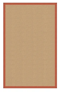 Athena Sisal & Burnt Orange 8'9" x 12' Area Rug