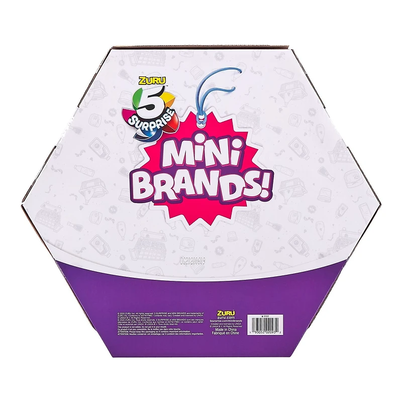 5 Surprise Mini marques Capsule mystère Jouet à collectionner Vraies marques miniatures (emballage de 5) de ZURU