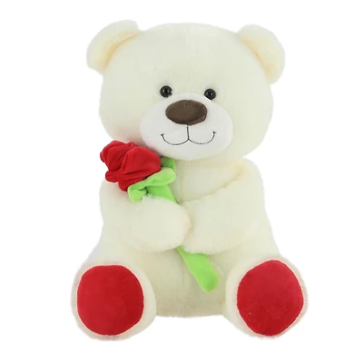 Way To Celebrate Valentine’s Day Truly Bear Plush Toy, White 