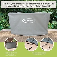 Suncast - Bar Cover - Cool Gray