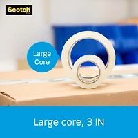 Scotch® Heavy Duty Shipping Packaging Tape 3850-3-ESF-RP4, 1.88 in x 54.60 yd (48 mm x 50 m), 3 Rolls/Pack, Packaging Tape