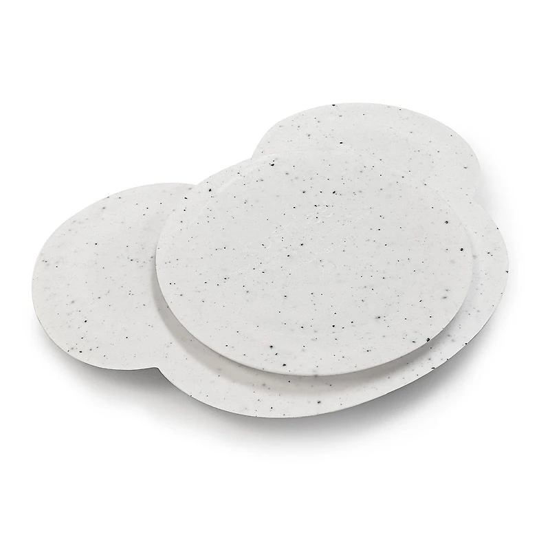 Assiette en silicone sans dégâts- gris